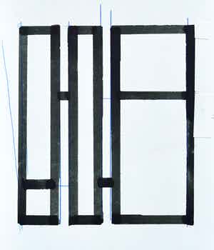 Siep van den Berg - CONSTRUCTIVISTISCHE Compositie/ COLUMBES # 1990, mint verkocht voor € 49!