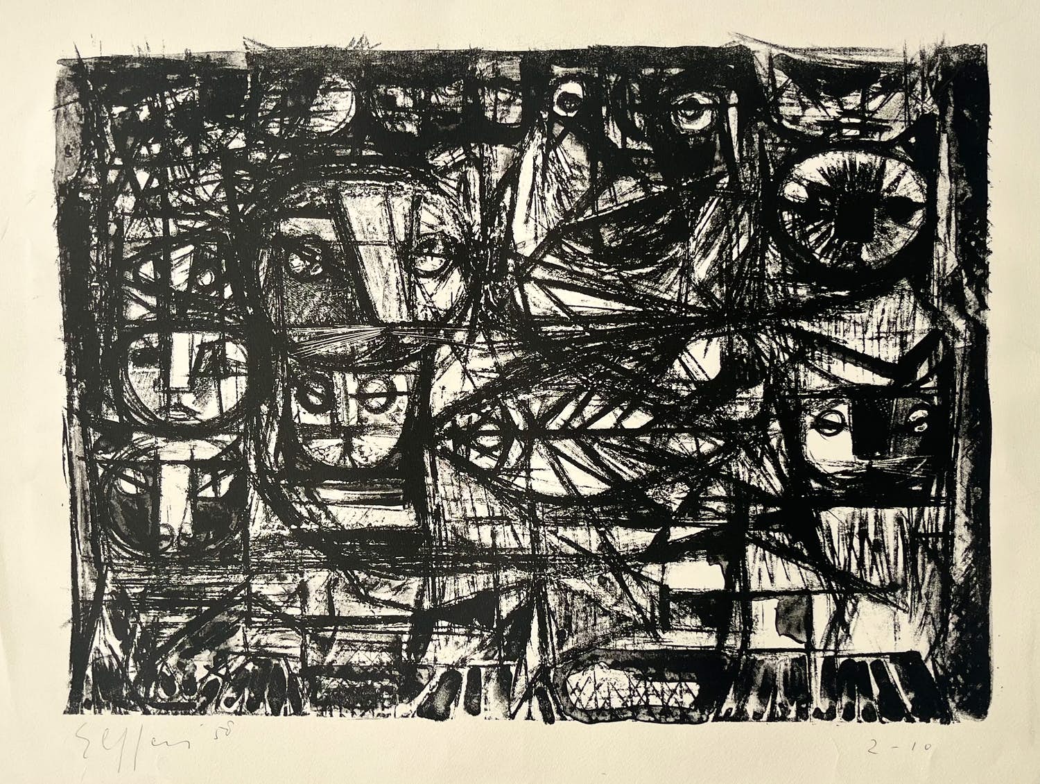 Dick Elffers - zonder titel verkocht voor € 55!