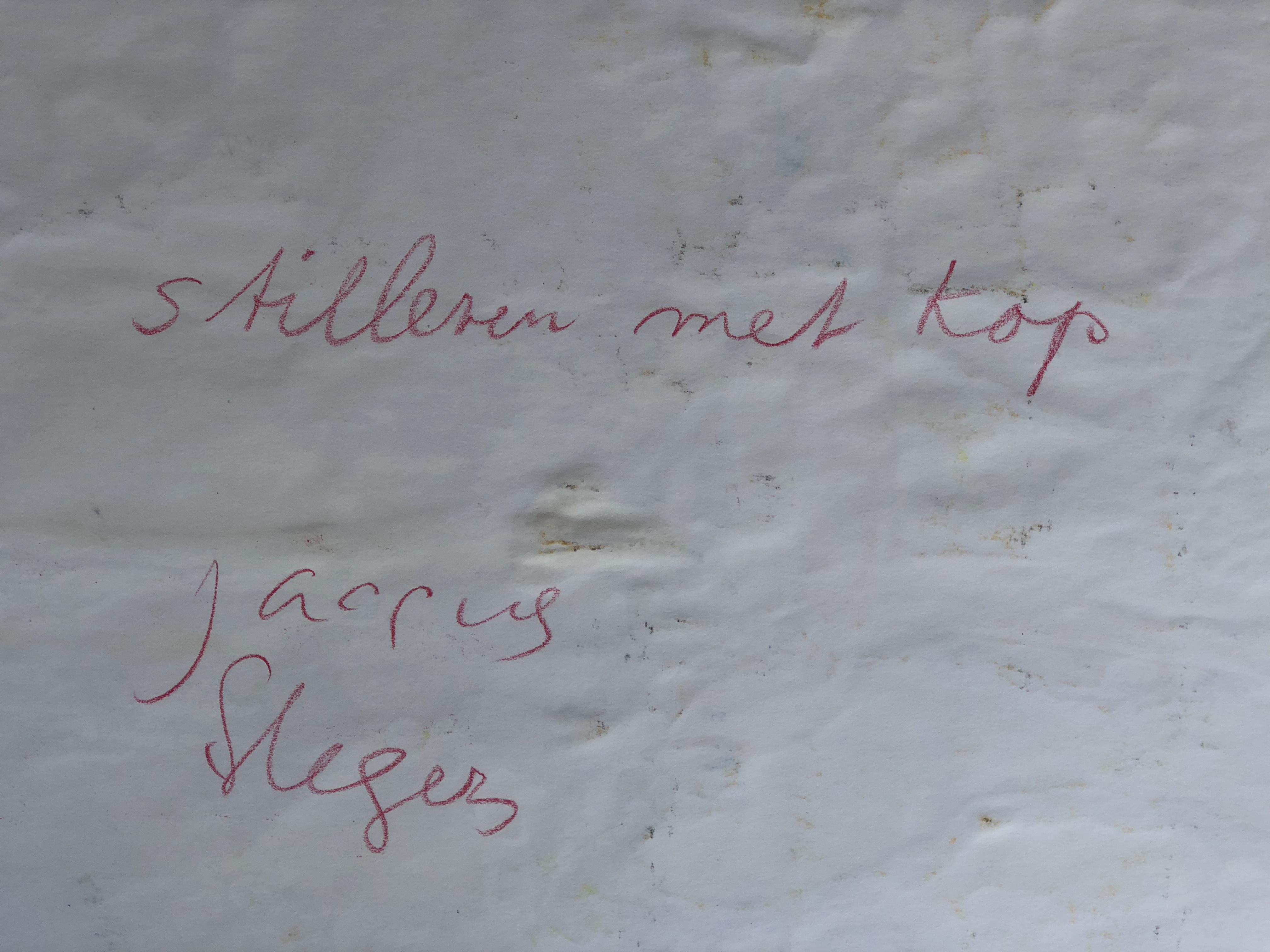 Jacques Slegers - Stilleven met Kop kopen? Bied vanaf 75!