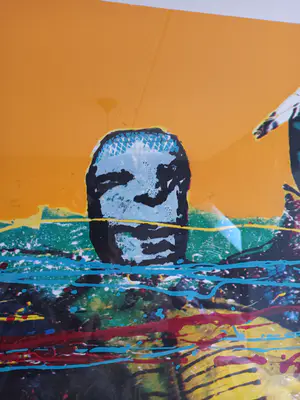 Herman Brood - Five indians (zeer groot) kopen? Bied vanaf 695!