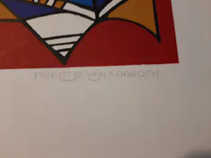 Maartje Wijngaarden - Originele zeefdruk op papier - Oplage 50 ex Titel: Afrika kopen? Bied vanaf 40!