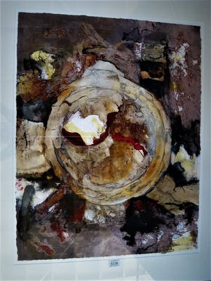 Hans Vanhorck - Groot Olieverf op doek "Eye of the Storm" BIEDEN VANAF 20€!! kopen? Bied vanaf 20!