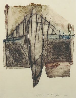 Niet of onleesbaar gesigneerd - Kleurenets, Zonder titel - Ingelijst kopen? Bied vanaf 10!