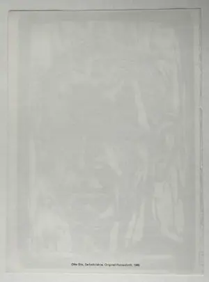 Otto Dix - Selbstbildnis. Original-Holzschnitt von 1960 kopen? Bied vanaf 250!