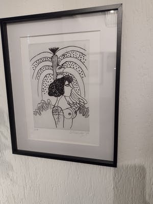 Corneille - Femme nue, oiseau, chat et arbre kopen? Bied vanaf 150!