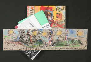 Rik van Iersel - Tekening in gemengde techniek + enkele gesigneerde boeken kopen? Bied vanaf 1!