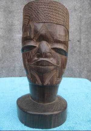 Afrikaans - Buste van een krijger. kopen? Bied vanaf 20!