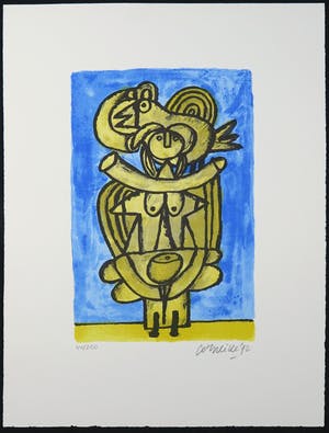 Corneille - Portfolio met drie zeefdruk, Het Oog van de Zomer kopen? Bied vanaf 1!