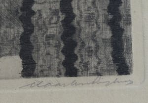 Maarten Langbroek - Ets, Reguliersgracht, Amsterdam – Gesigneerd en ingelijst – ca 1965 kopen? Bied vanaf 10!