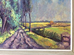 Frits Giltay - Veldweg in de zomer kleurrijk kopen? Bied vanaf 99!