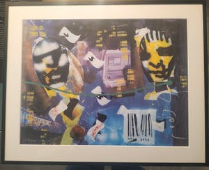 Herman Brood - ingelijste zeefdruk: Financial Times (nette lijst) kopen? Bied vanaf 175!