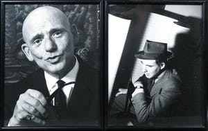 Paul Huf - Foto, lot van twee los ingelijste portretten van o.a. Ferry Offerman kopen? Bied vanaf 1!