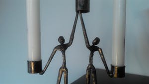 Brons (Onbekend) - kandelaar de verlichters kopen? Bied vanaf 21!