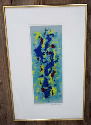 Nic Jonk - Zeefdruk - 1990 verkocht voor € 99!