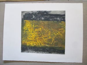 Peter Wray - Carborundum ets "Sand Drawing" kopen? Bied vanaf 30!