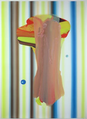 Richard Brouwer - Olieverf op papier, Z.T. - Ingelijst (Groot) kopen? Bied vanaf 60!