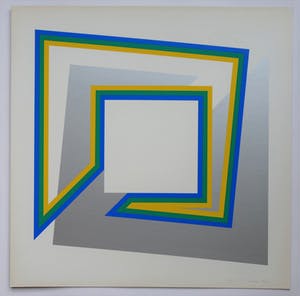 Cyril Lixenberg - Cyril Lixenberg: Zeefdruk, Geometrische compositie II kopen? Bied vanaf 40!
