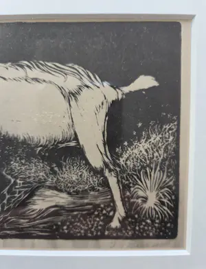 Jan Mankes - Geit. Ingelijst. kopen? Bied vanaf 59!