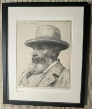 AcheterJan Veth - Portret 'Daniël Krehbiel' incl. gebonden boek'Leven en werk van Jan Veth' (1927)? Enchérissez de 95!