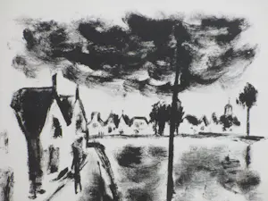 Flip van der Burgt - Storm Burgerdam - Ets kopen? Bied vanaf 40!