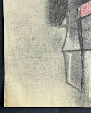 Silvin Bronkart - Prächtige und großformatige abstrakte Komposition aus dem Jahr 1953 kopen? Bied vanaf 800!