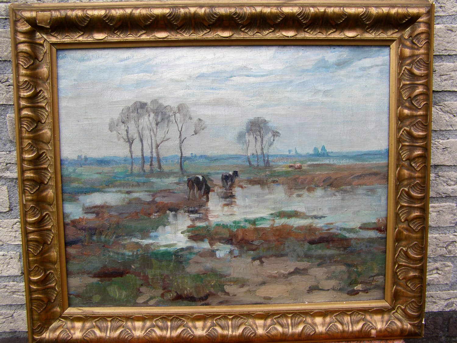 Evert Bomhof - Koeien in uiterwaarden verkocht voor € 150!