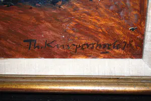 Theo Kurpershoek - stilleven met fles en bord - Heijdenrijk lijst - van Galerie de Krijtkring kopen? Bied vanaf 1500!