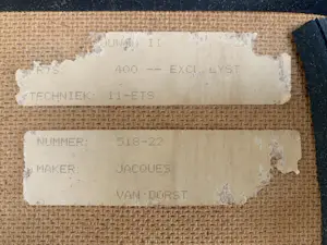 Jacques van Dorst - Vouwen 2 - Twee maal gevouwen kopen? Bied vanaf 250!