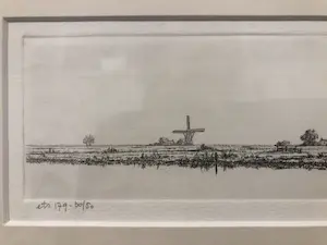 Harmen Kooistra - Zicht op molens van het water kopen? Bied vanaf 29!