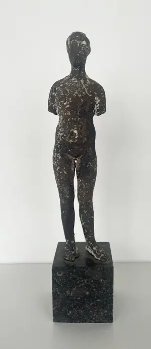 Paul de Swaaf - Brons, Staand figuur + boek! kopen? Bied vanaf 300!