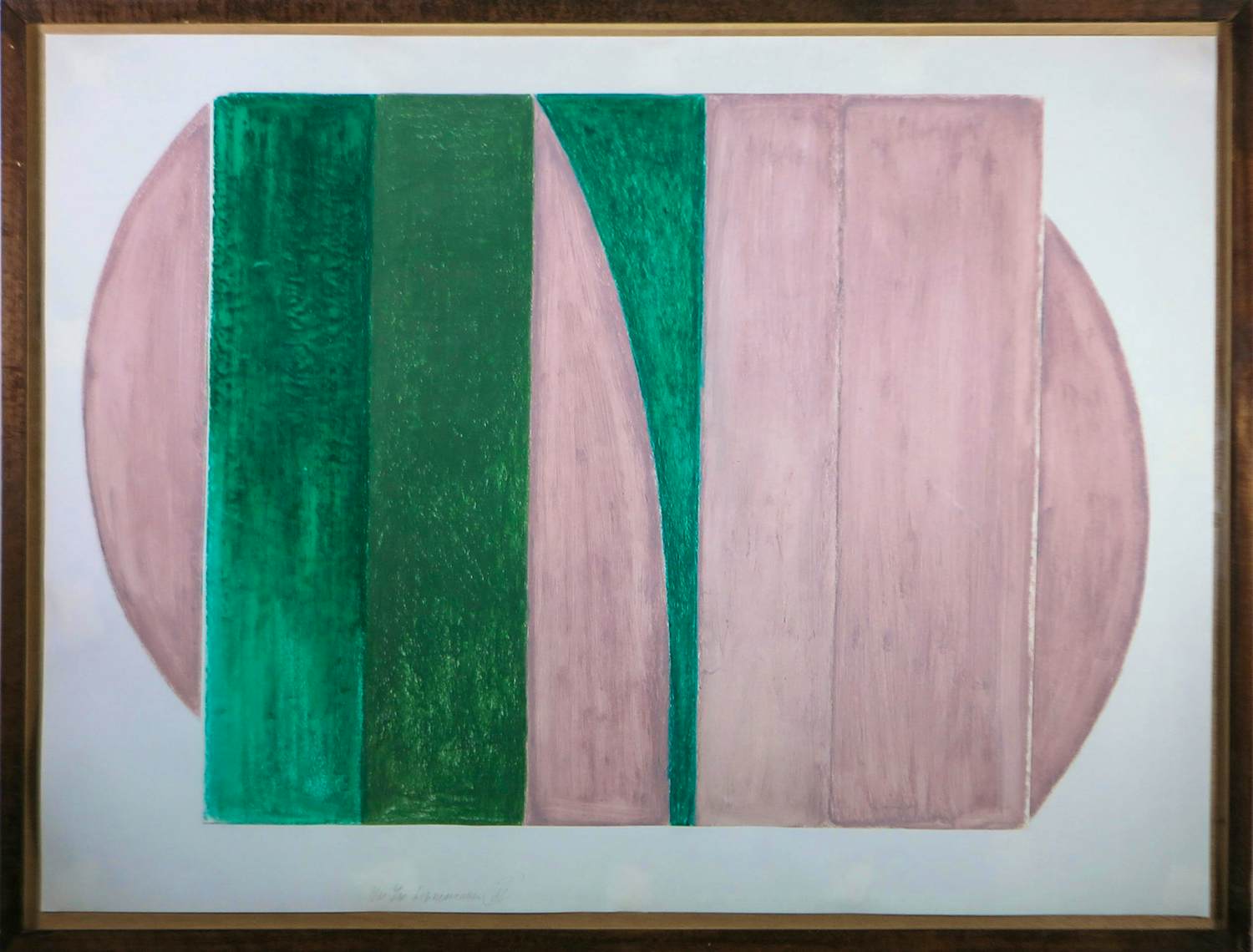 Theo Linnemann - Gemengde techniek op papier, Zonder titel - Ingelijst (Groot) kopen? Bied vanaf 60!