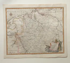 AcheterEmanuel Bowen - Nederland/Duitsland A correct Map of the North West part of Germany (...). 1747? Enchérissez de 45!