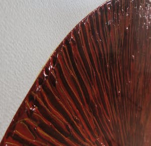 Pim Lenos - Olieverf op papier, Compositie in rood - Ingelijst (Groot) kopen? Bied vanaf 800!