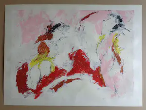 Menno Bauer - TOT SCHRIK VAN HET VERDRIET / KLEURZEEFDRUK / 56x76cm / SIG / 1992 kopen? Bied vanaf 20!