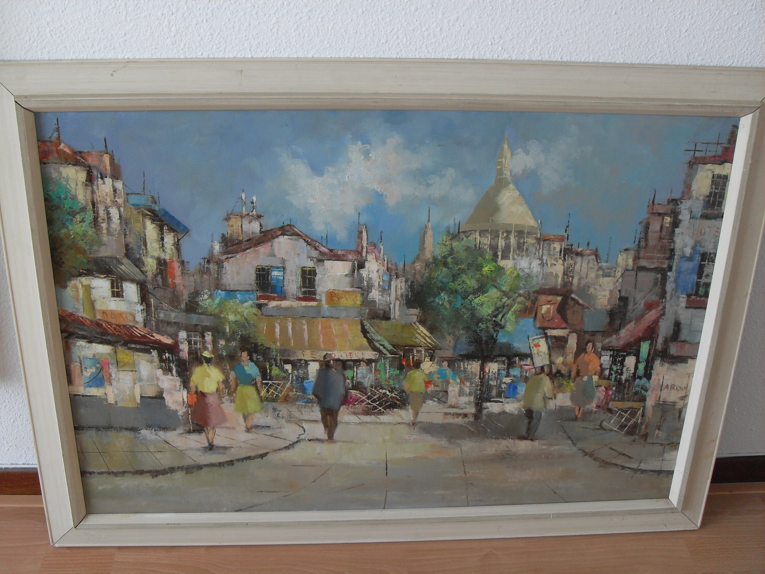 Niet of onleesbaar gesigneerd - Place du Tetre PARIJS  kopen? Bied vanaf 1!