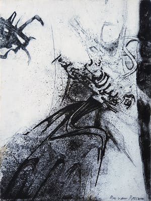 Ru van Rossem - Ets/aquatint - Kerstkaart 1966 - 21037 kopen? Bied vanaf 75!