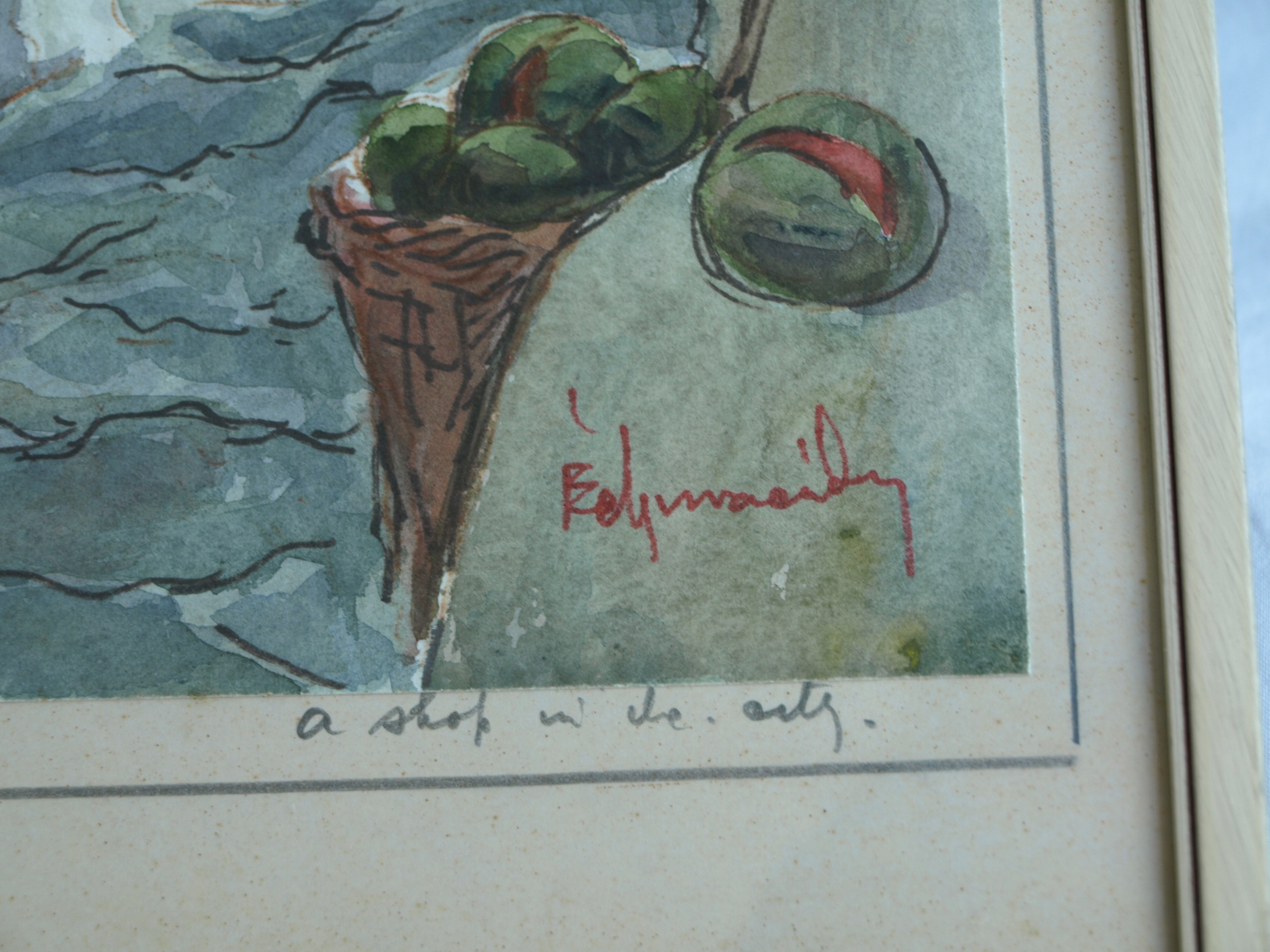 Niet of onleesbaar gesigneerd - 2 Aquarellen , gesigneerd & ingelijst – Engelse kunstenaar? kopen? Bied vanaf 1!