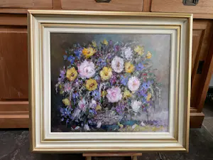 Theo Poel - ‘Veel bluumkes’ kopen? Bied vanaf 125!