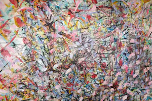 Angelos Tassopoulos - Olieverf op doek, Abstracte compositie - Zeer groot kopen? Bied vanaf 600!