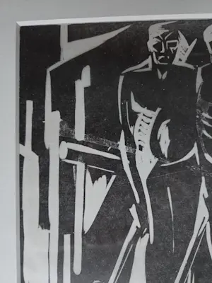 Hildo Krop - Twee arbeiders. kopen? Bied vanaf 59!