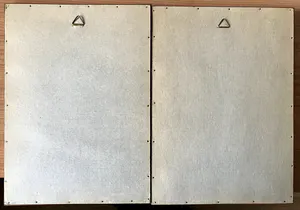 Niet of onleesbaar gesigneerd - 2 Etsen Antwerpen en Bruxelles in mooie houten lijsten van 40 x 29 cm kopen? Bied vanaf 1!