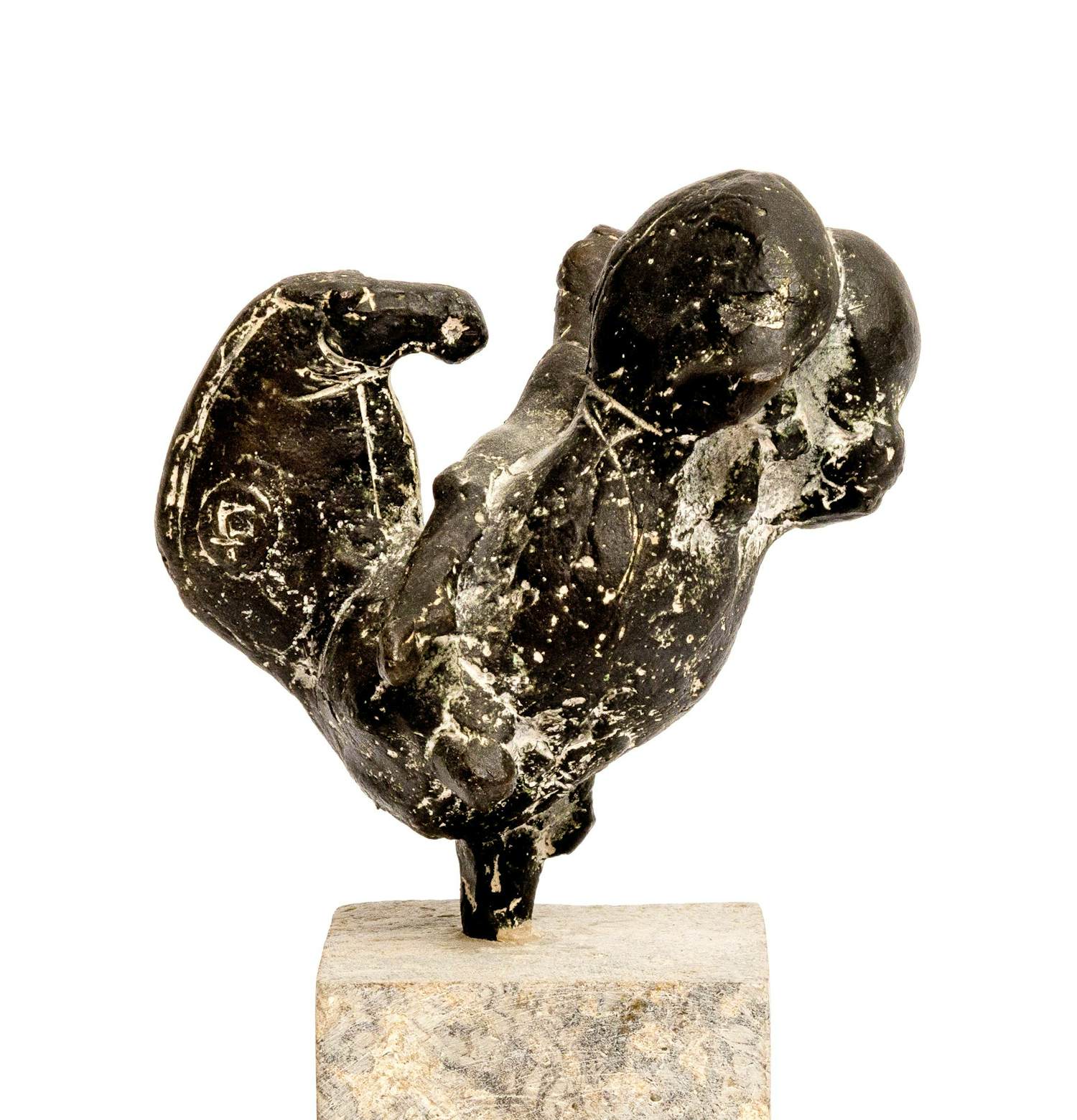 Felix van der Linden - figuur op steigerend paard - ARC verkocht voor € 350!