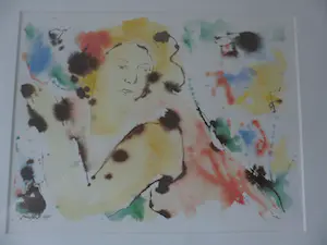 Nic Jonk - Aquarel - dame kopen? Bied vanaf 40!