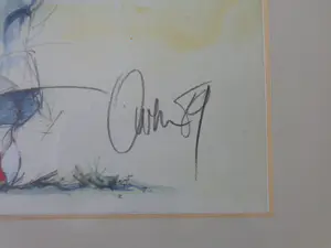 Ortho Owen - GOLFSPELER / EXTENSION / KLEUROFFSET / 72x57cm / KADER / SIG / 1989 kopen? Bied vanaf 30!