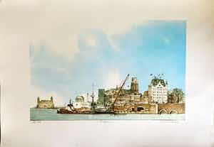 Ciano Siewert - Rotterdam - Havengezicht verkocht voor € 65!