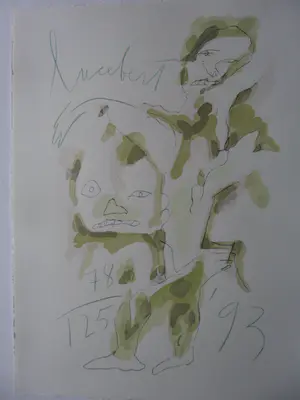 Lucebert - steendruk - 1993 kopen? Bied vanaf 200!