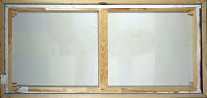 Niet of onleesbaar gesigneerd - Acryl op doek, Zonder titel - Ingelijst (Zeer groot) kopen? Bied vanaf 1!