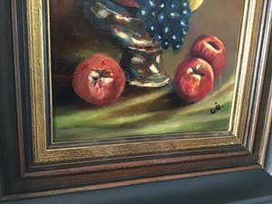 Niet of onleesbaar gesigneerd - Stilleven met fruit en schaal. kopen? Bied vanaf 1!
