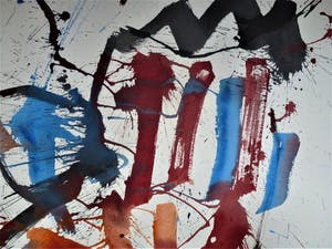 Anton Heyboer - De oervogel Krachtige schildering . kopen? Bied vanaf 300!