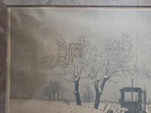 AcheterHendrik de Laat - Sneeuwlandschap. Bomen. Vaart.? Enchérissez de 89!